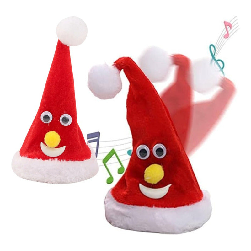Mini Arbol/gorro Musical Bailarin Adorno Navidad Fiestas
