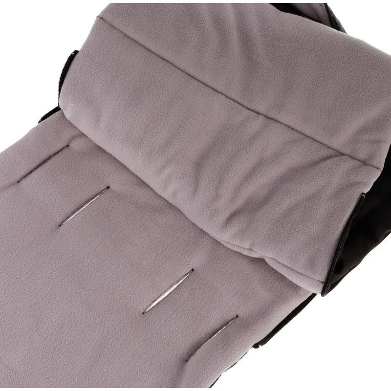 Saco Dormir Coches Bebes - Forro Polar Cálido Negro Derecho