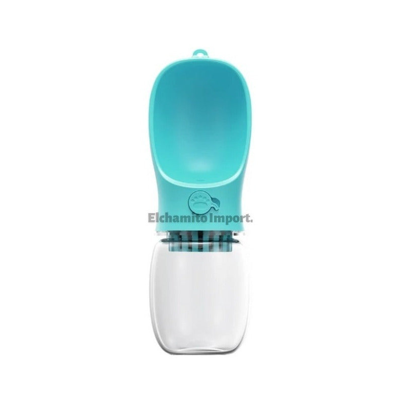 Bebedero Botella Agua Mascota Taza Hidratación Paseo 350ml