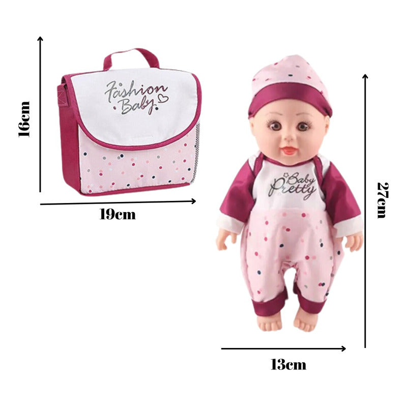 Muñeca Bebe De Juguete Pipi + Accesorios