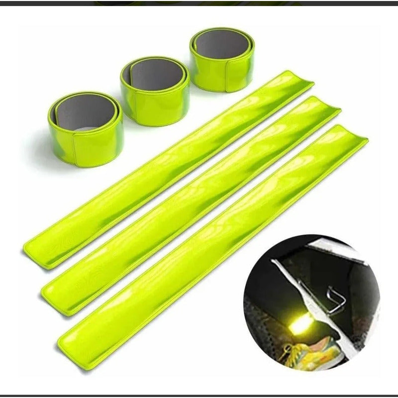 Cinta Reflectante De Seguridad Ciclismo 1 Par