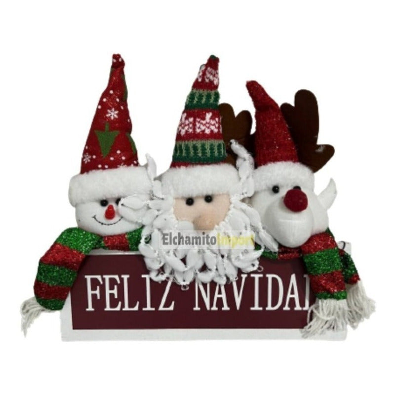 Adorno Colgante Navideño Decoración Puerta Rojo/verde