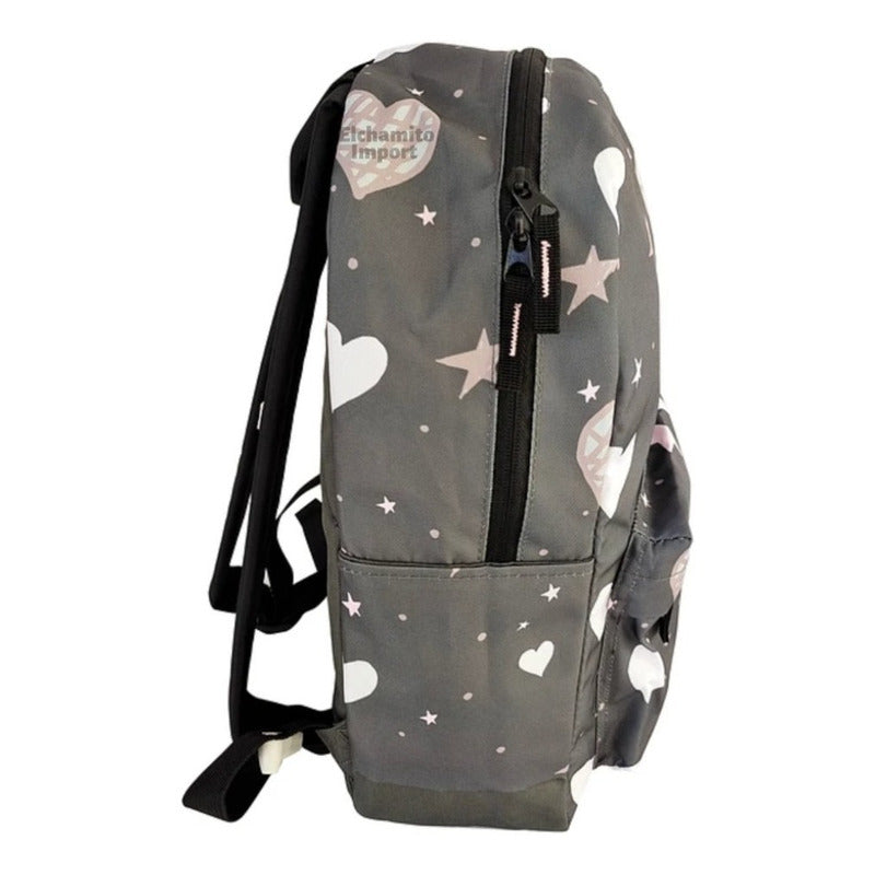 Pack Escolar Mochila + Estuche + Lonchera Moose Corazones