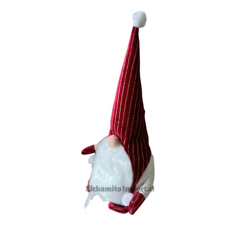 Mono Navideño Muñeco Gnomo 40cm Rojo