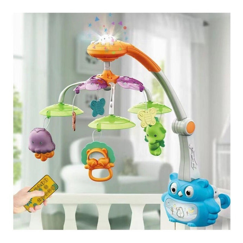 Movil Bebe Musical - Proyector Sonajeros Movil