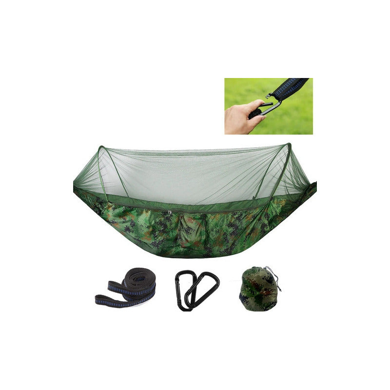Hamaca Portatil Mosquitero Camping Aire Libre