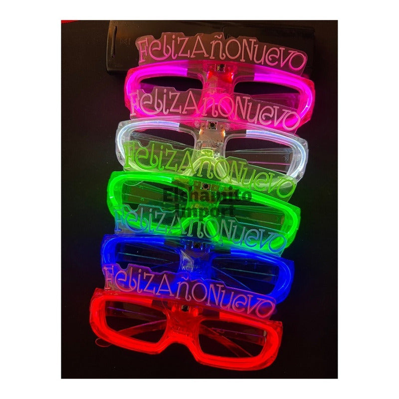 Pack 5 Lentes Led Fin De Año 2023