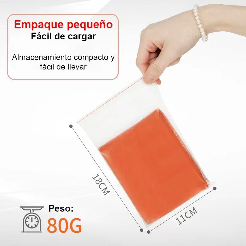 Capa Térmica Lluvia Naranja One Size