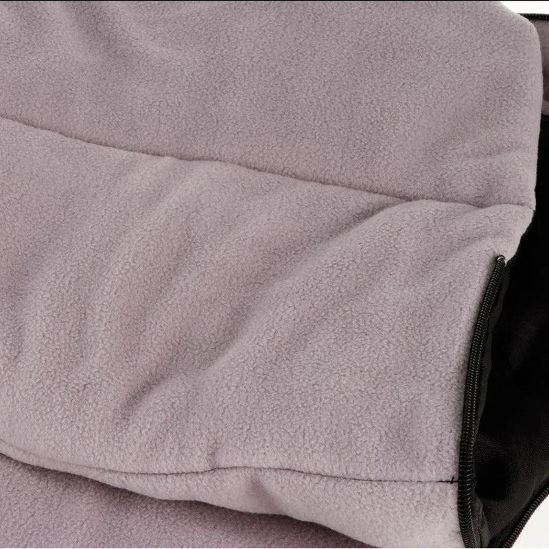 Saco Dormir Coches Bebes - Forro Polar Cálido Negro Derecho