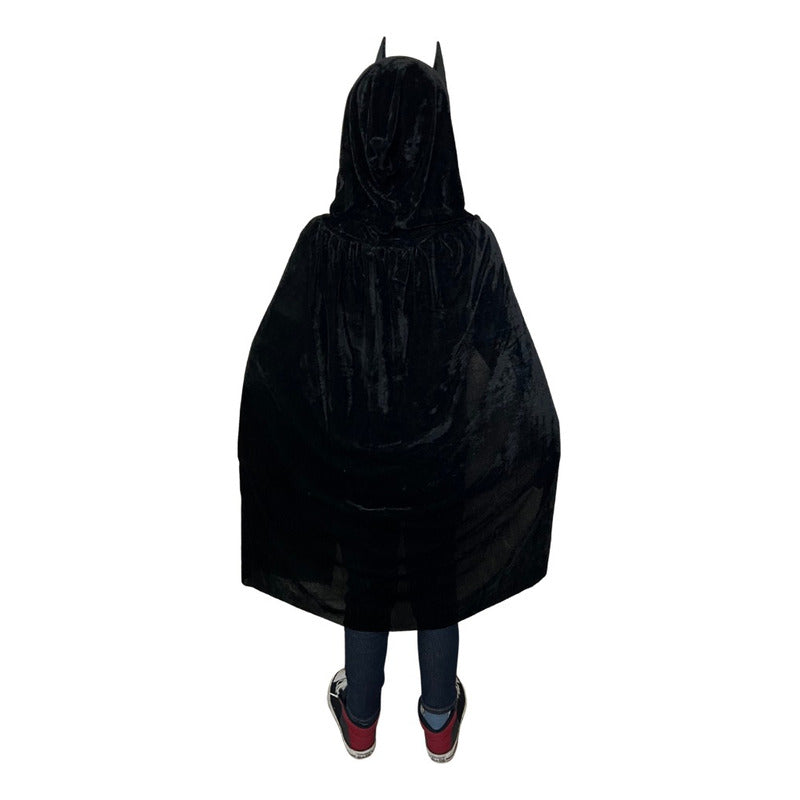 Capa Superhéroe Con Antifaz Batman Niño