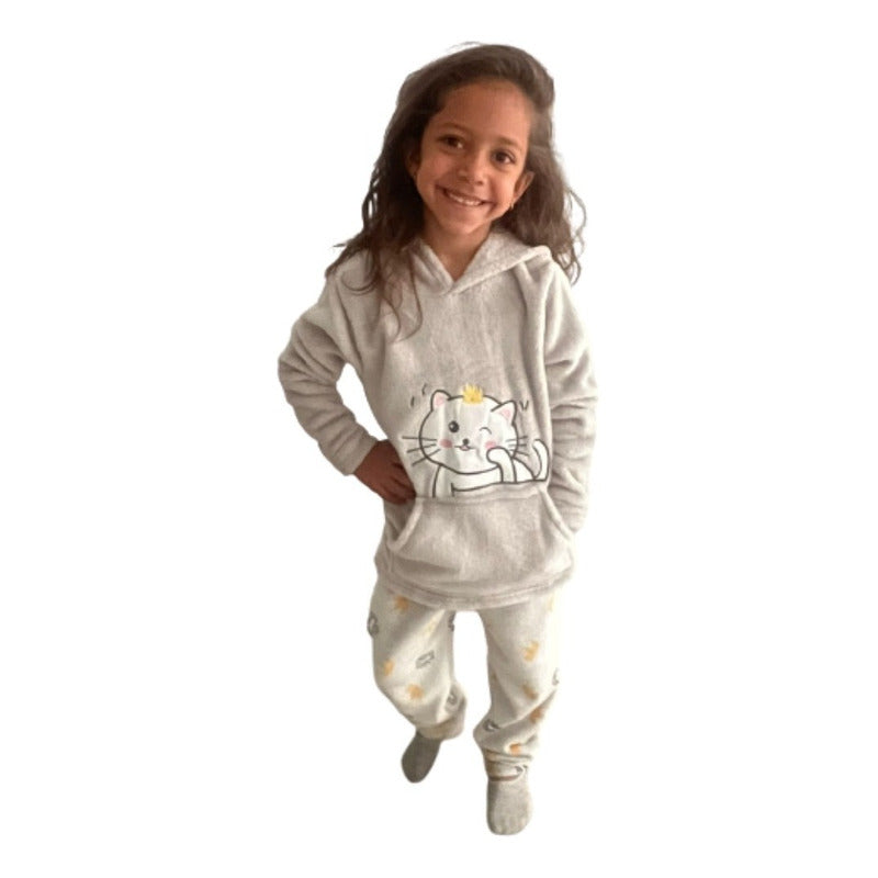 Pijama Niñas Invierno Polar Suave Calientitas Juvenil