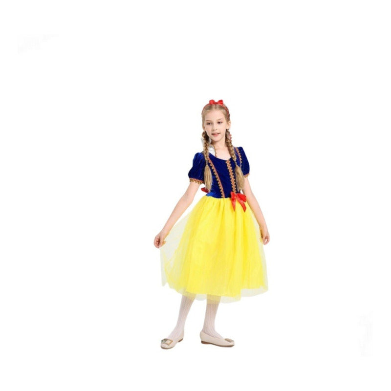 Disfraz Vestido Princesa Blancanieves Niña