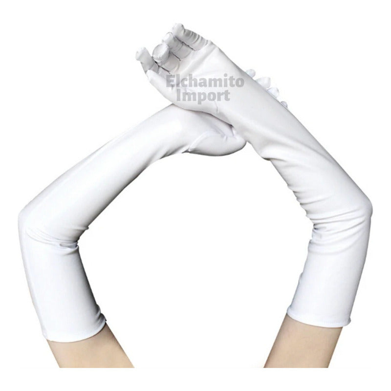Set Angel Negro/blanco Alas Plumas + Guantes Disfraz Mujer