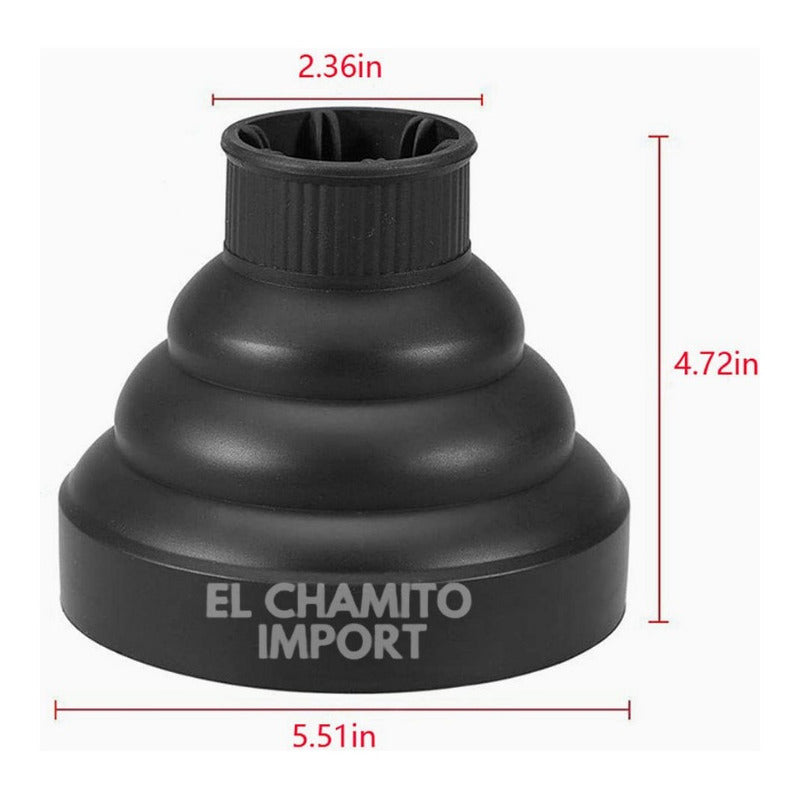 Difusor Universal De Secador De Cabello Plegable