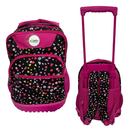 Pack Mochila Trolley + Lonchera + Estuche / Niños/ Ekizde