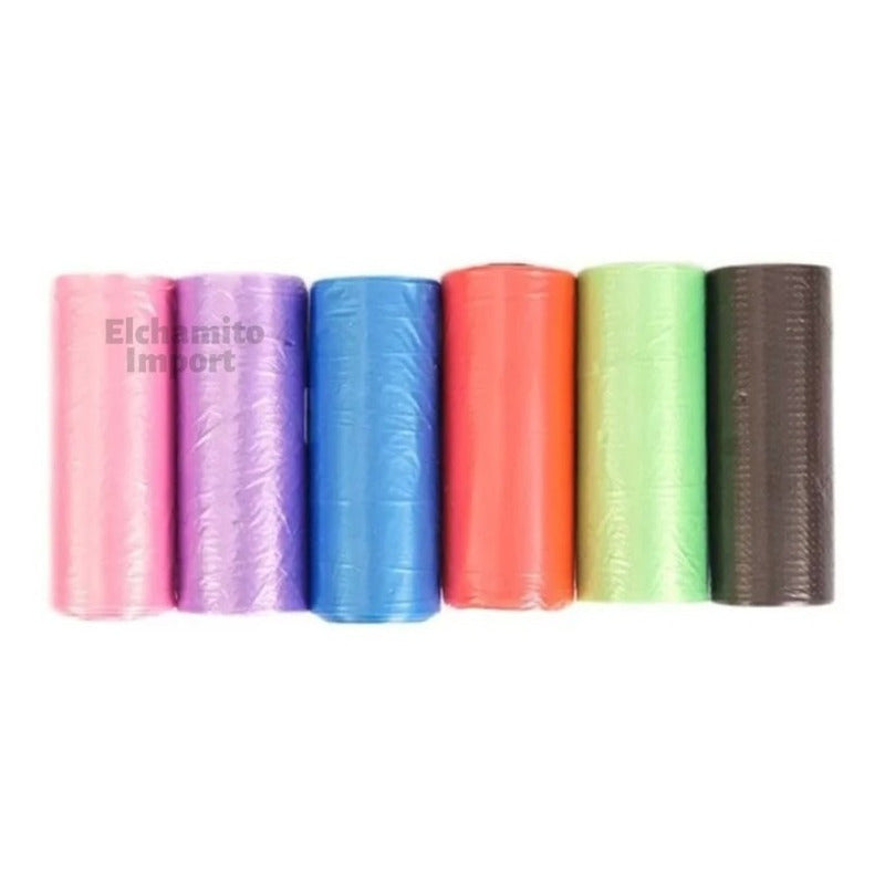 Bolsas De Caca Para Perro 6 Rollos
