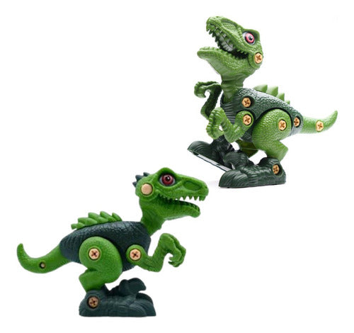 Dinosaurio Armable De Juguete Incluye Herramienta