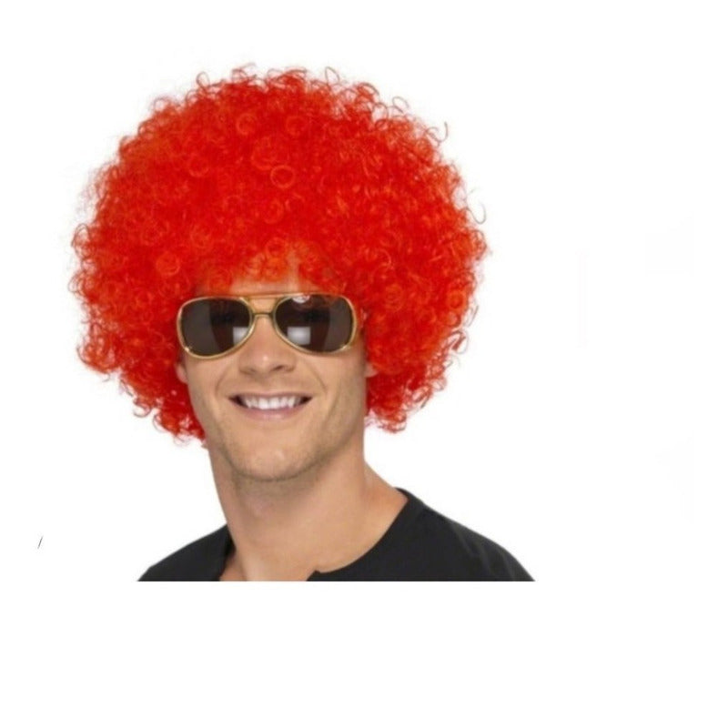 Peluca Afro Para Adultos Niños Niñas - Halloween Cosplay
