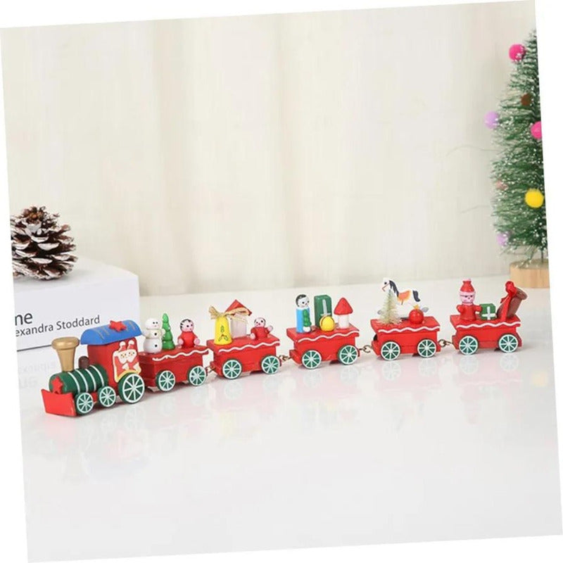Tren Navidad Decoracion Navideña Adorno Arbol Navidad 30 Cm 30 Cm