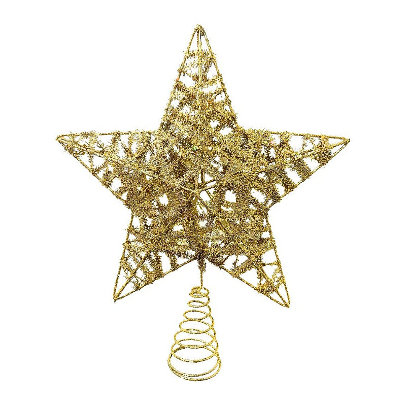 Estrella Arbol De Navidad Decoracion Adorno 25 Cm