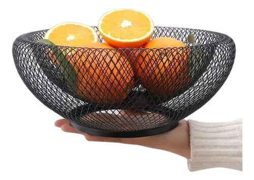 Cesta De Frutas Verduras Centro De Mesa Cocina 24cmx10cm