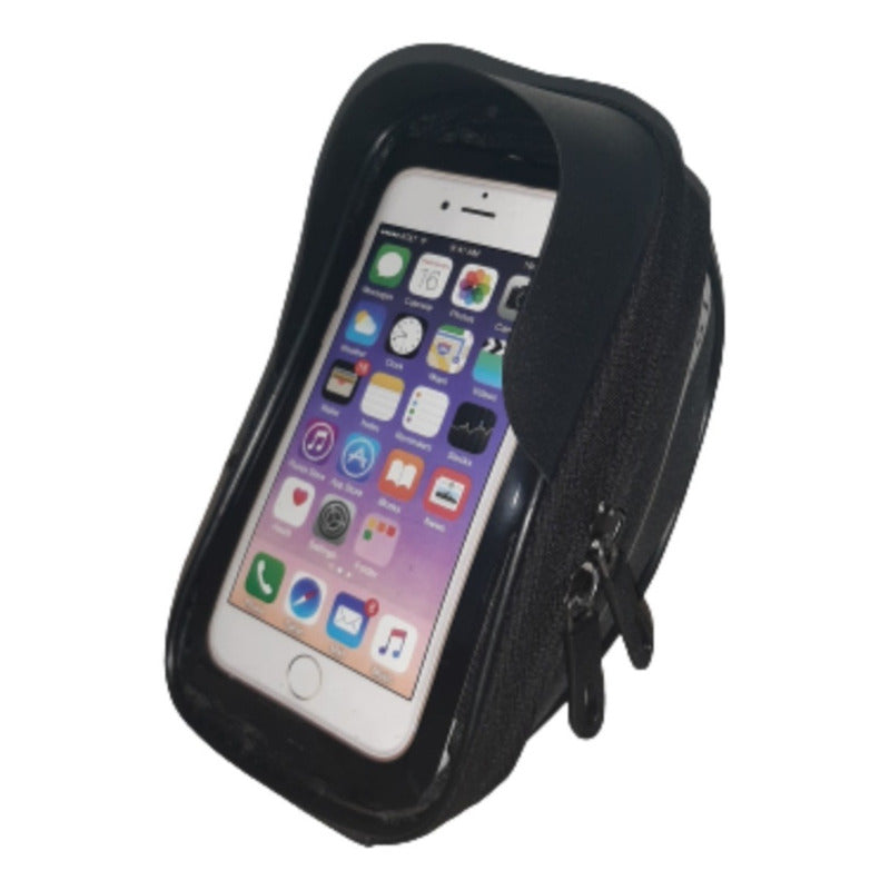 Estuche Bolso Porta Celular Bicicletas Lbl Negro