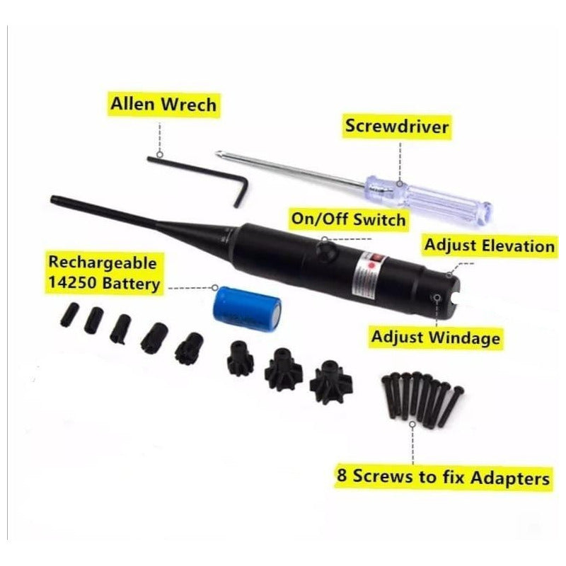 Puntero Lasser Verde Caza Calibre 177 A 64 Interruptor On-of