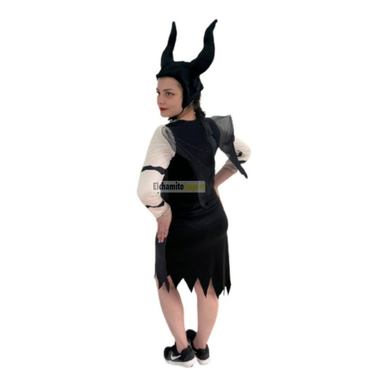 Disfraz De Malefica Halloween Mujer