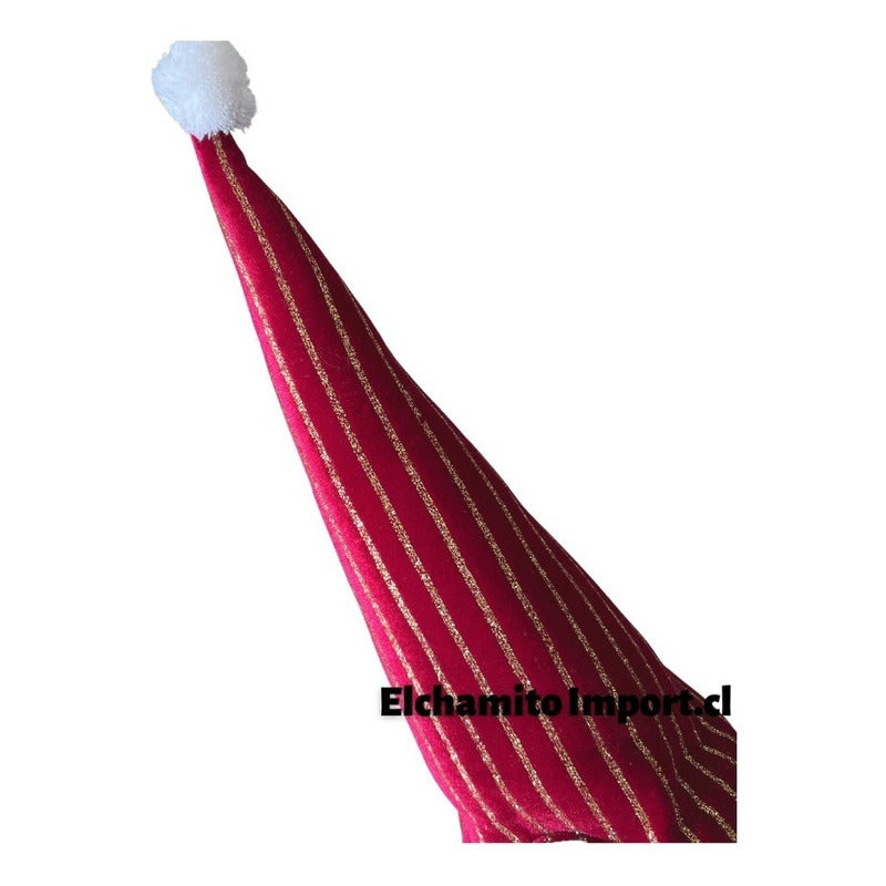 Mono Navideño Muñeco Gnomo 40cm Rojo