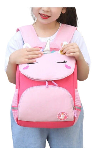 Mochila Infantil Escolar Unicornio/dinosaurio