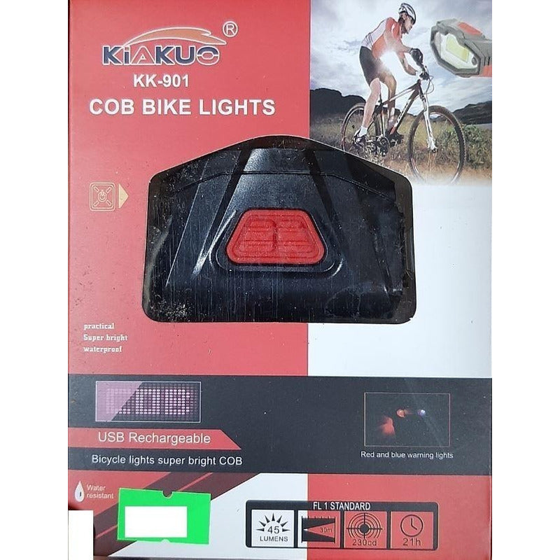 Faro Luz Led Delantera Recargable Bicicleta