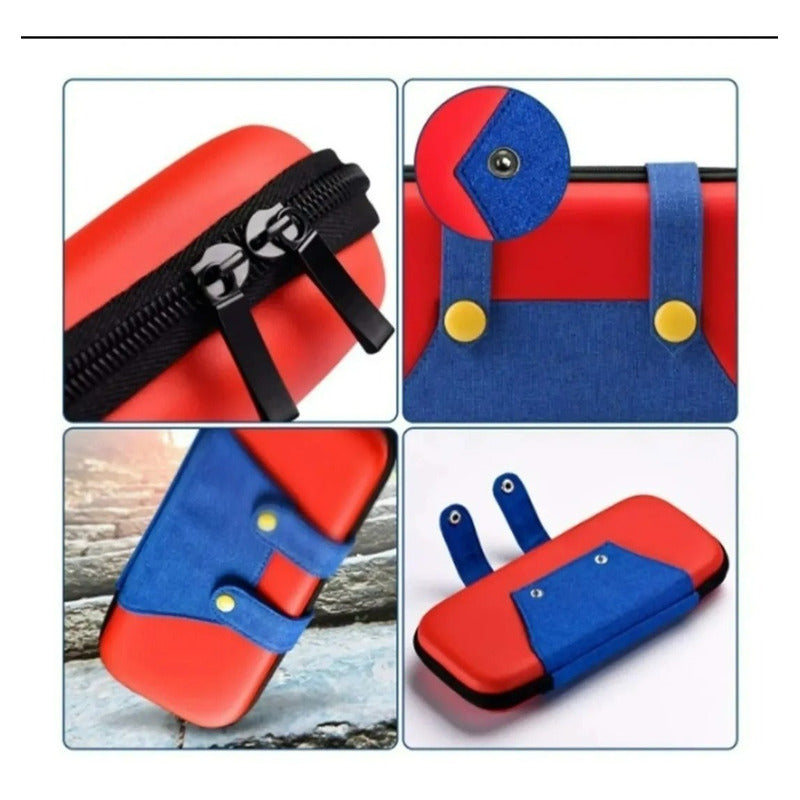 Packt Estuche Mario Nintendo Switch + Mic Rojo
