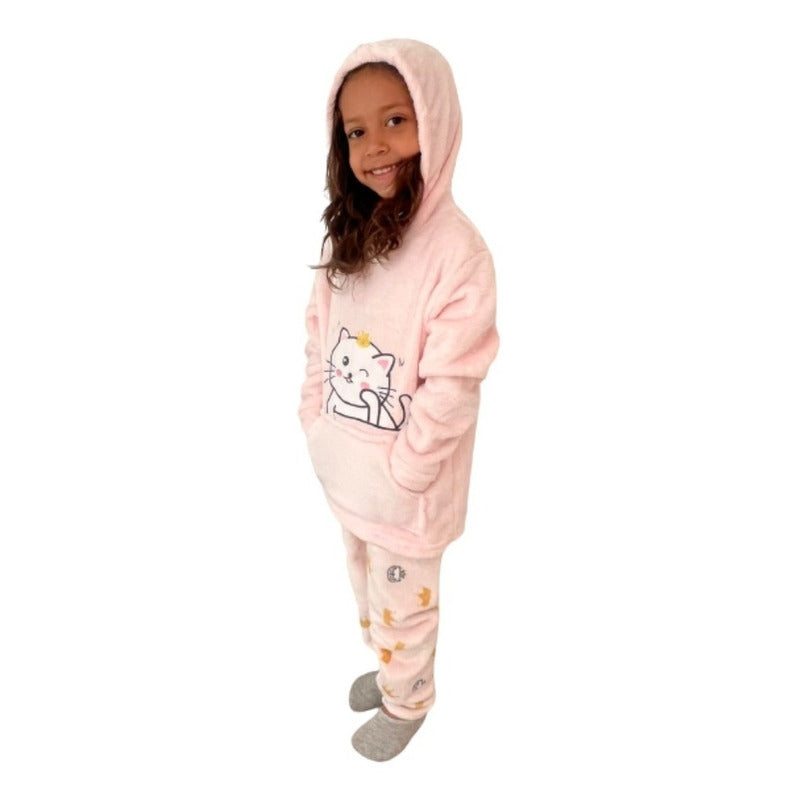 Pijama Niñas Invierno Polar Suave Calientitas Juvenil
