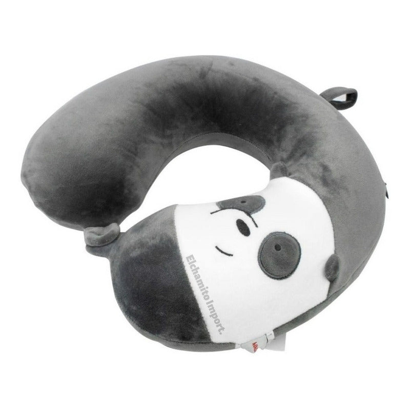 Cojin Almohada Viaje Cervical Memory Foam Escandalosos Panda