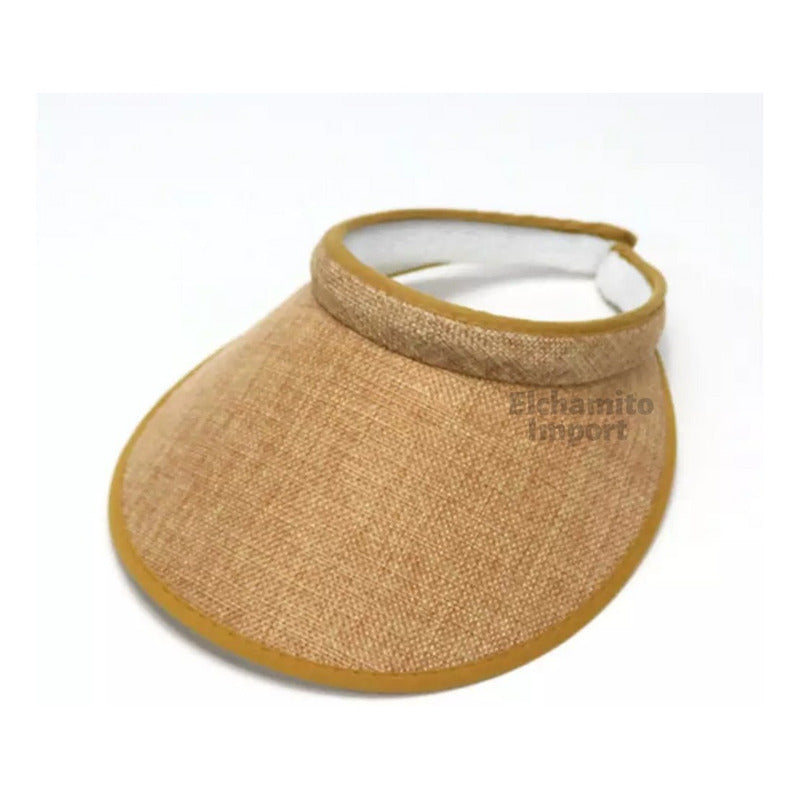 Sombrero De Sol Mujer Tipo Visera Playa Verano
