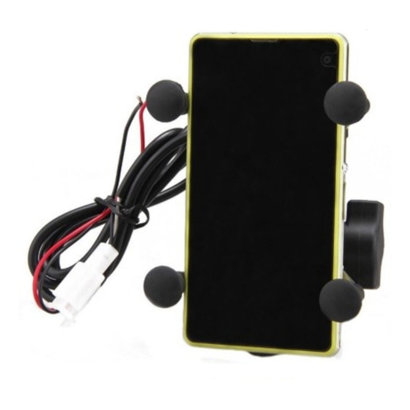 Soporte De Celular Para Moto Con Cargador
