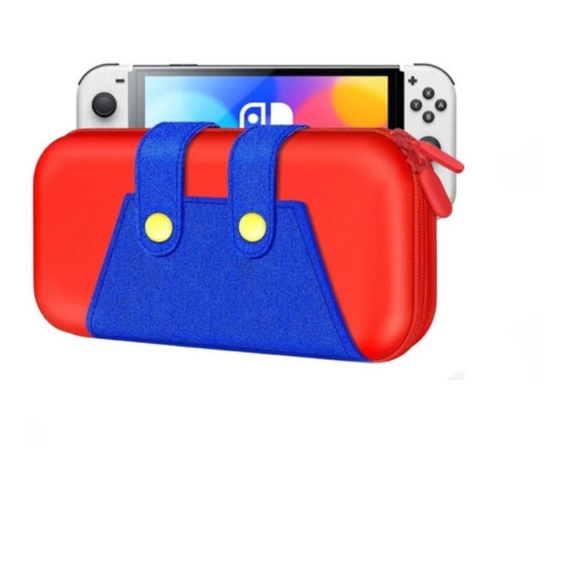 Bolso Nintendo Switch Oled Mario Bross + Mica