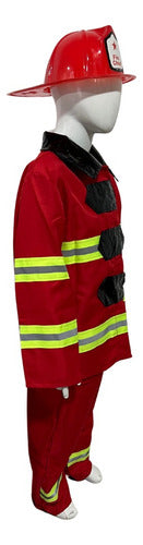 Disfraz De Bombero Para Niño Con Casco
