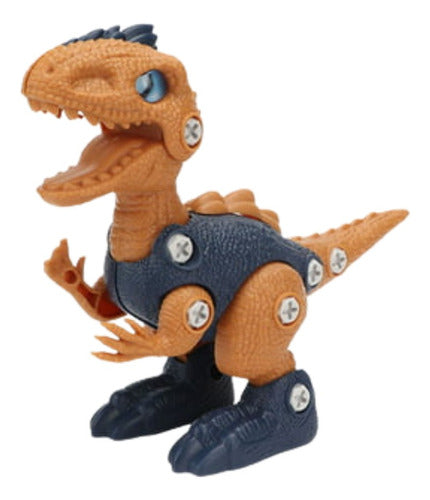 Dinosaurio Armable De Juguete Incluye Herramienta