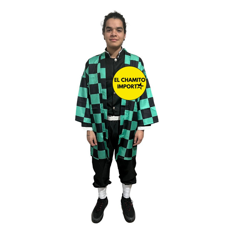 Disfraz De Demon Slayer Kimetsu No Yaiba Cosplay Kamado Tanjiro Adulto