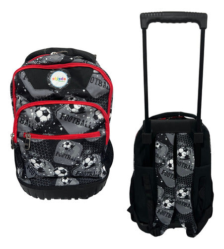Pack Mochila Trolley + Lonchera + Estuche / Niños/ Ekizde