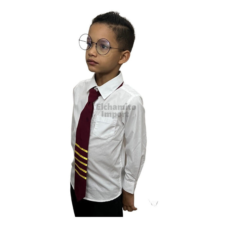 Corbata Gryffindor Harry Potter + Lentes