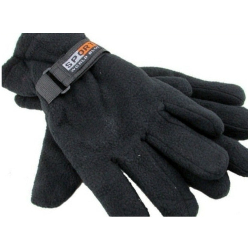 Guantes Polar Invierno Negro
