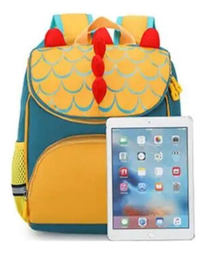 Mochila Infantil Escolar Unicornio/dinosaurio