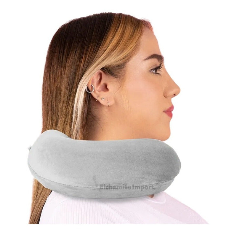 Cojin Almohada Viaje Cervical Memory Foam Escandalosos Panda