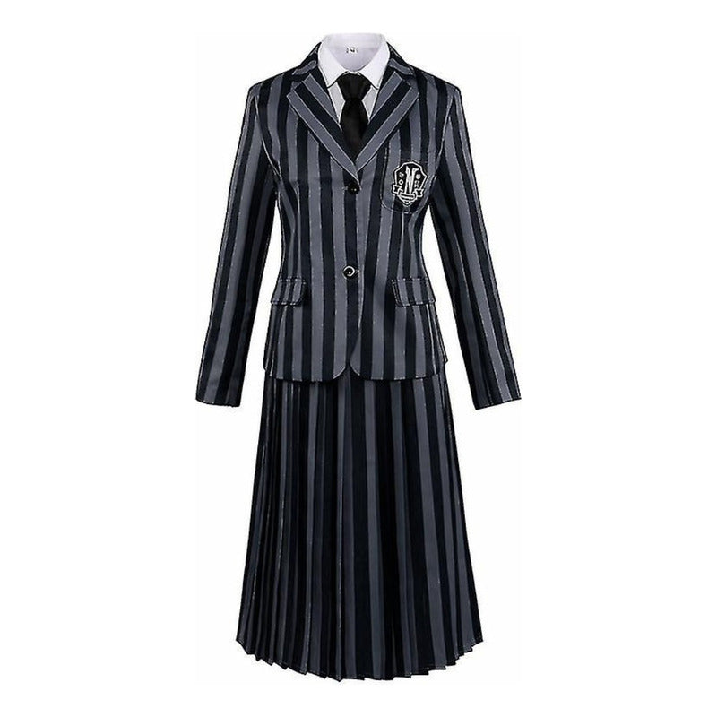 Disfraz Merlina Escuela Juvenil Mujer Cosplay