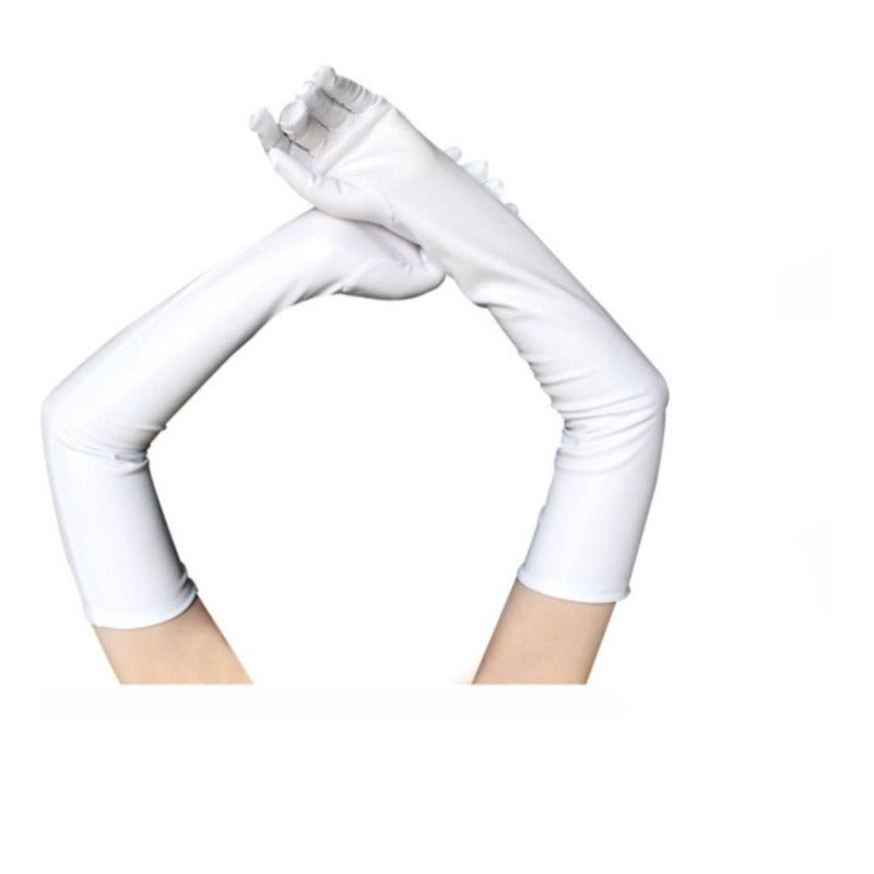 Guantes Largos Cosplay Disfraz Halloween 45cm