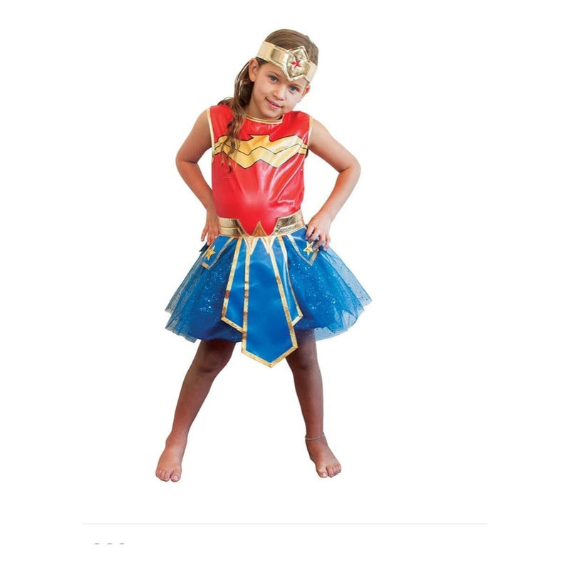Disfraz Wonder Woman Mujer Maravilla Niña