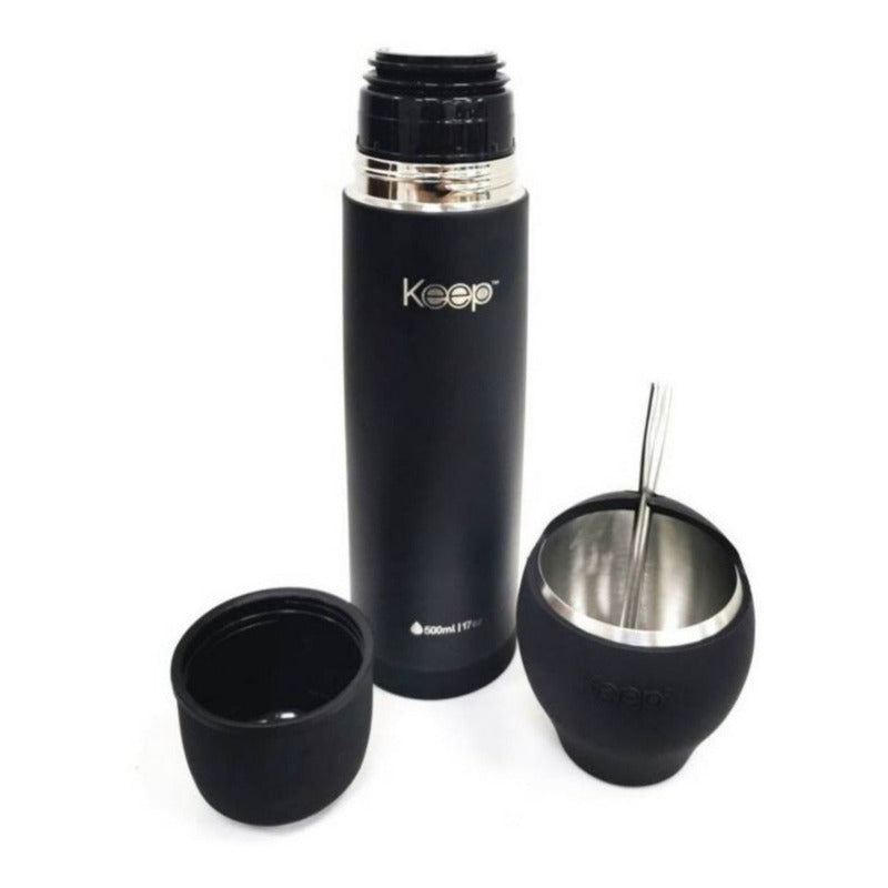 Set De Mate + Termo Bala Mate Keep