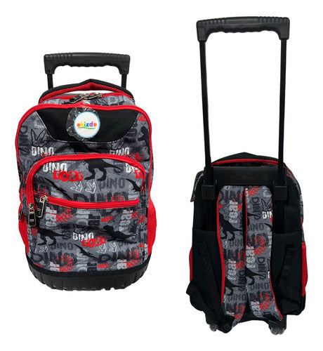 Pack Mochila Trolley + Lonchera + Estuche / Niños/ Ekizde
